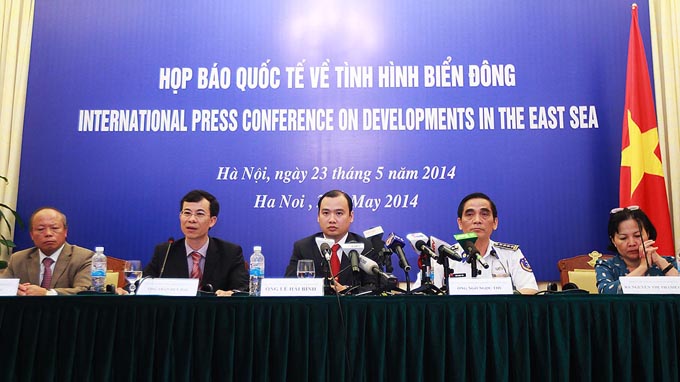Tercera conferencia de prensa internacional de de Vietnam sobre disputas con China en Mar Oriental